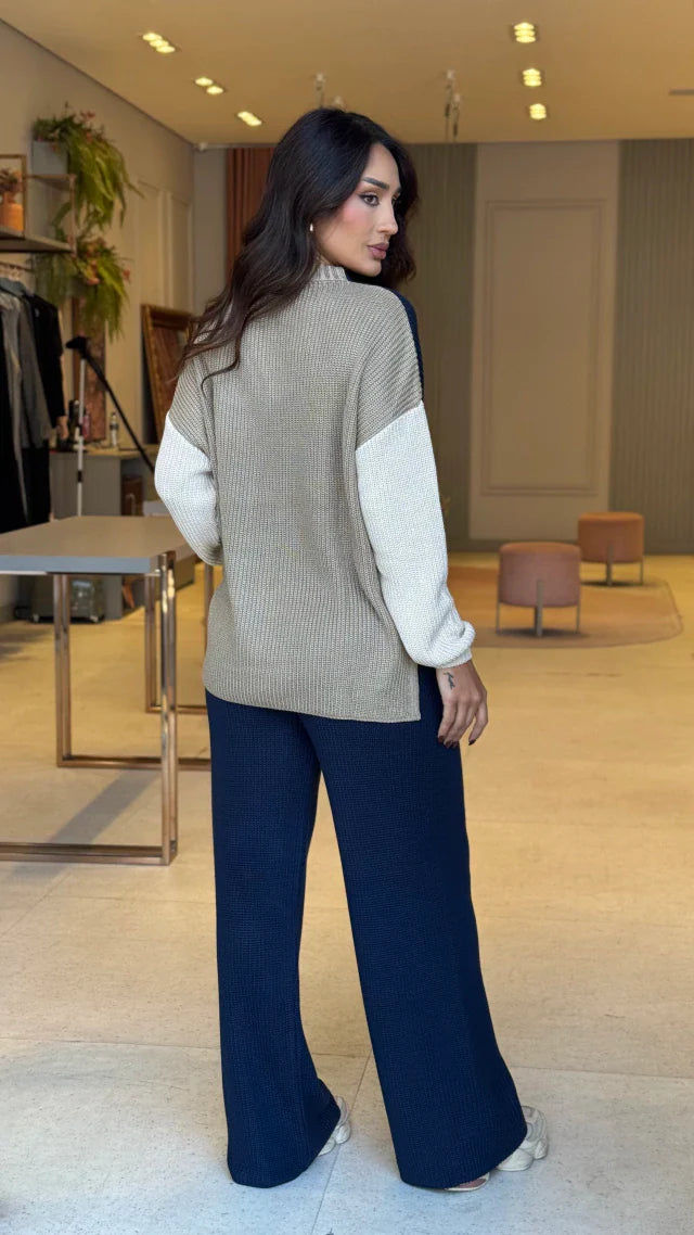 Conjunto Tricot Calça & Blusa Cléo – Use Vittorina